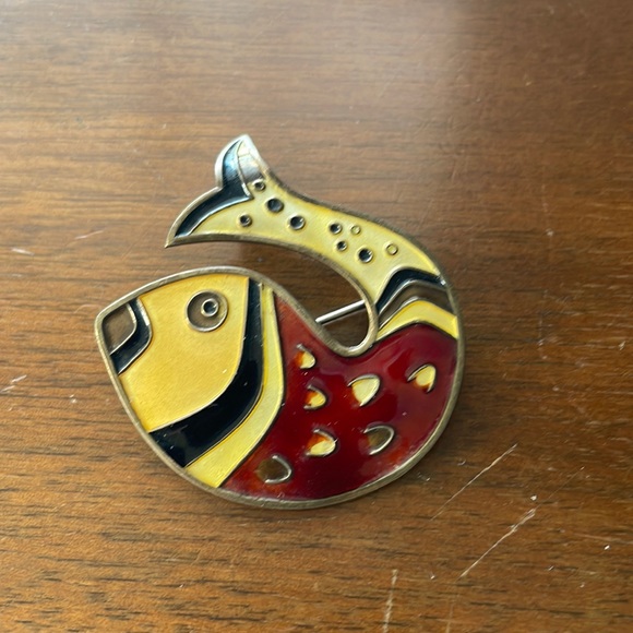 Vintage David Anderson, brooch, sterling silver pin - Picture 1 of 8